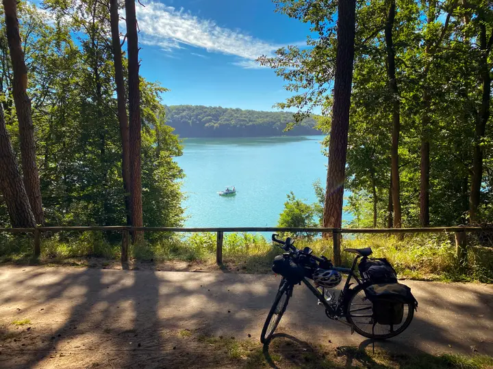 Radweg aam Werbellinsee