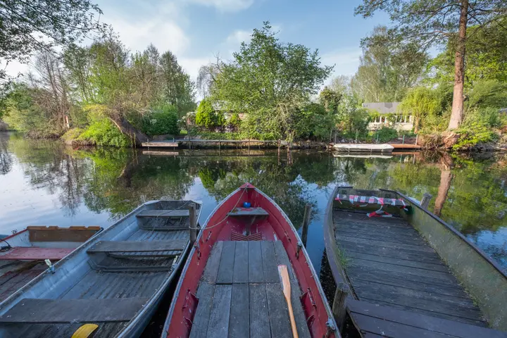Bootsanlegestelle am Hauptgraben, Tiefwerder Wiesen, Spandau