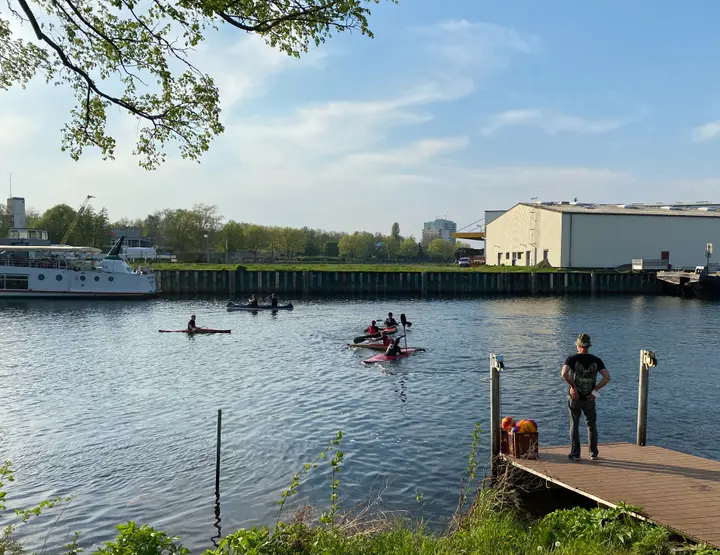 Kanupolo auf der Havel, Tiefwerder, Spandau