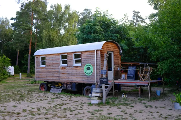 Anmeldung und 'Konsum' Shop - Campingplatz am Wentowsee