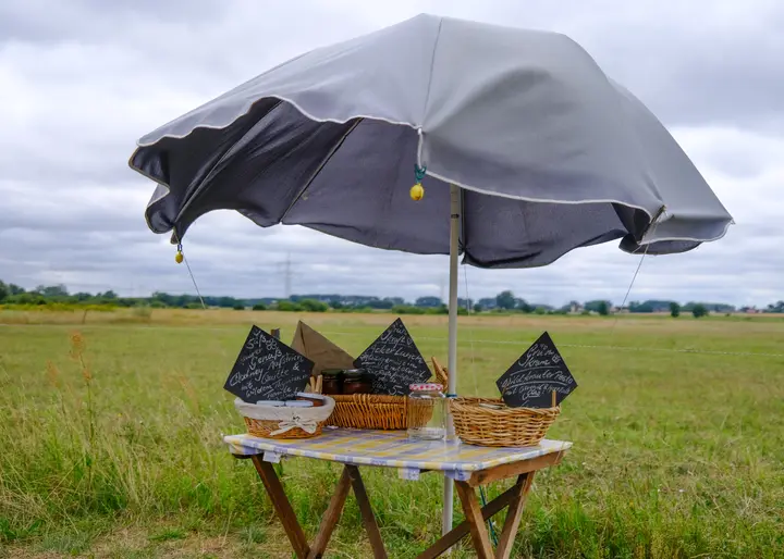 Obstverkauf am Straßenrand