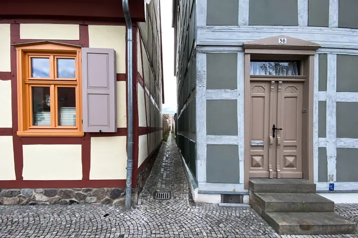 Fachwerkhäuser in Kyritz an der Knatter