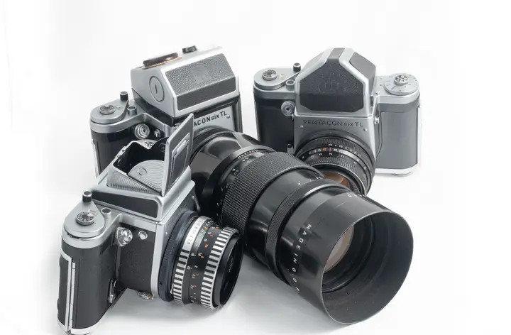 Drei Pentacons mit verschiedenen Suchern