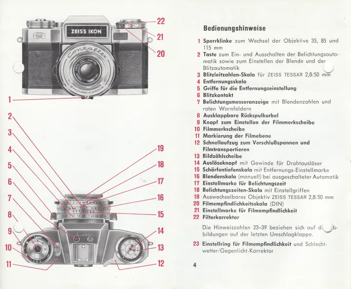 Bedienungsanleitung - Funktionen (1)