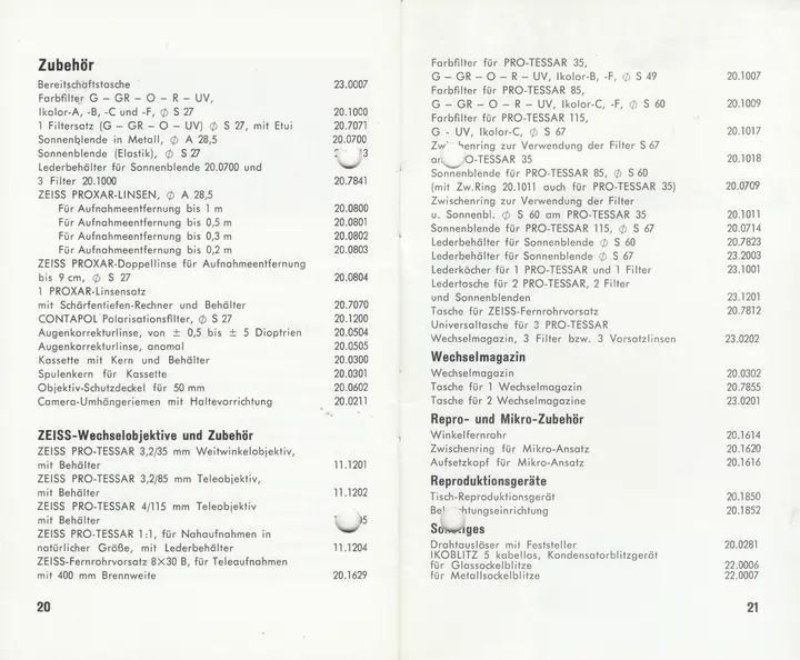 Bedienungsanleitung - Zubehör