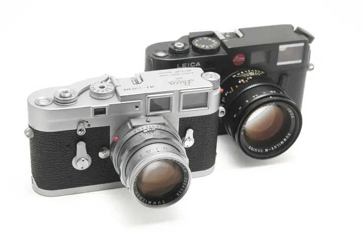 Leica M3 (vorne), Leica M6 (hinten)