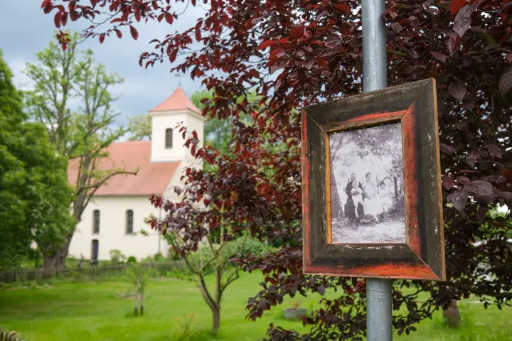 die alte Kirche des schweizer Kolonistendorfs Nattwerder
