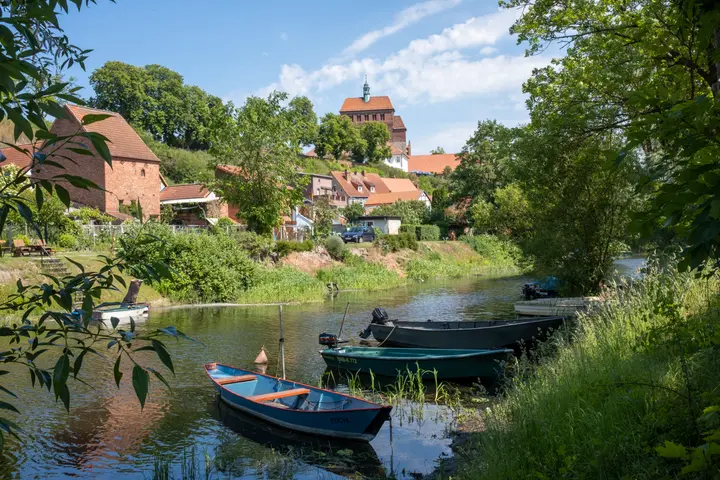 Blick auf den Dom in Havelberg