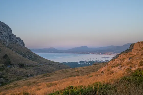 Blick vom Mirador es Colomer Richtung Port Pollença