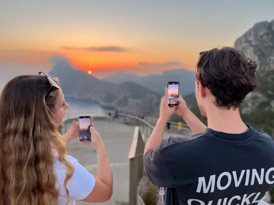 Fotoshooting zum Sonnenaufgang am Mirador es Colomer