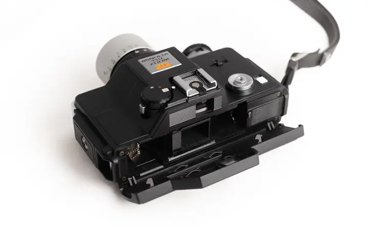 Minolta 110 SLR Rückseite