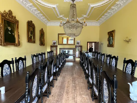 Essstube im Schloss Schmuggerow