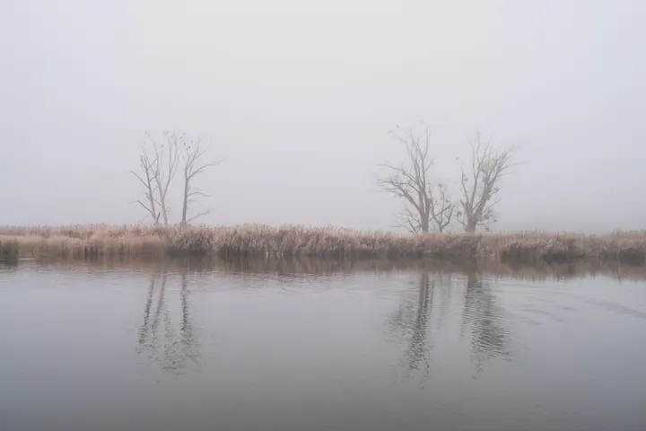 Am Wasserzugang von Altwarp 