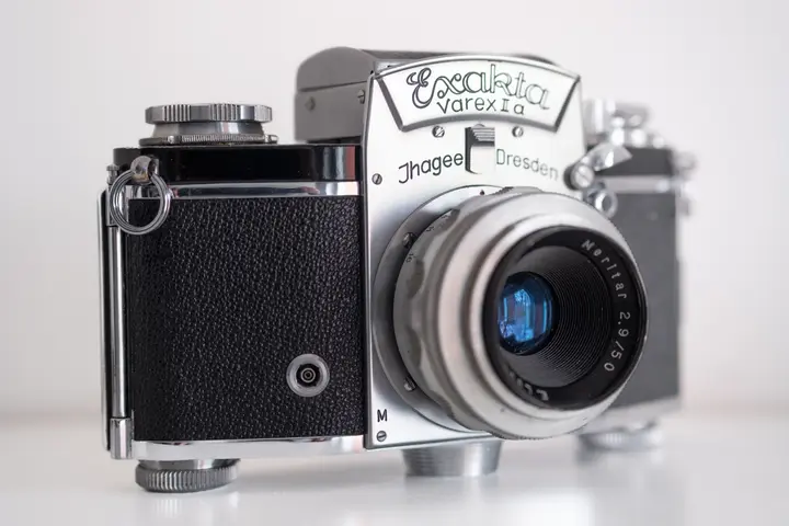 Meritar 2.9 50mm an analoger Exakata Varex IIa