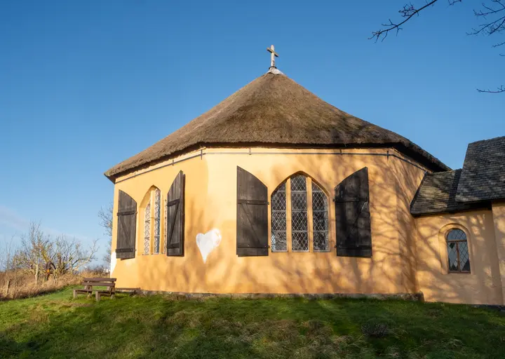Die achteckige Kapelle von Vitt