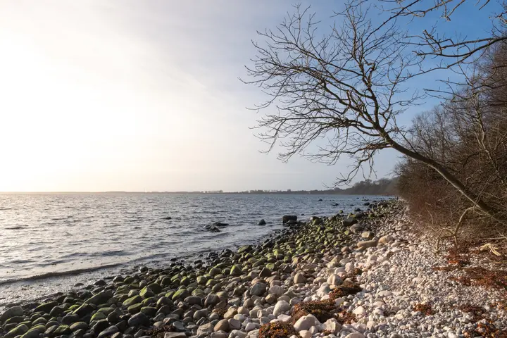 Steiniger Strand bei Goor