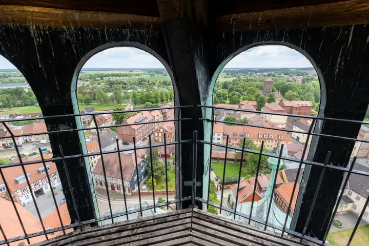 Blick vom Turm der Marienkirche