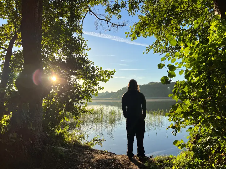 Sonnenaufgang am Jabelschen See