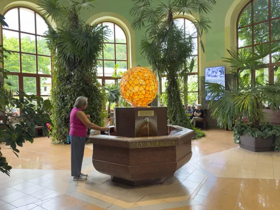 Die Heilwasserquelle in Kudowa