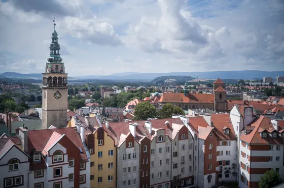 Blick von der Festung über die Stadt