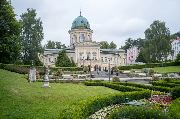 Die Badehalle in Lądek-Zdrój