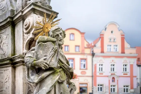 Die Dreifaltigkeitssäule in Lądek-Zdrój