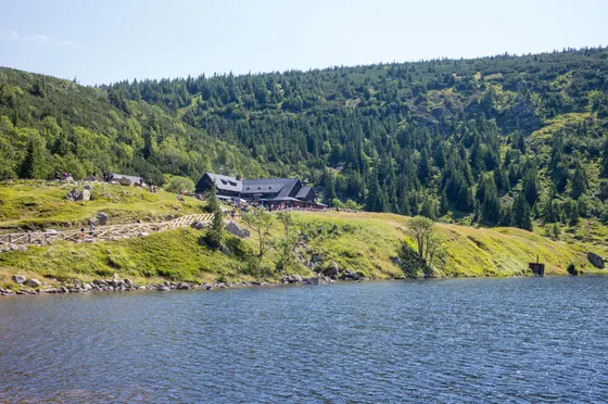 Berghütte am Mały Staw