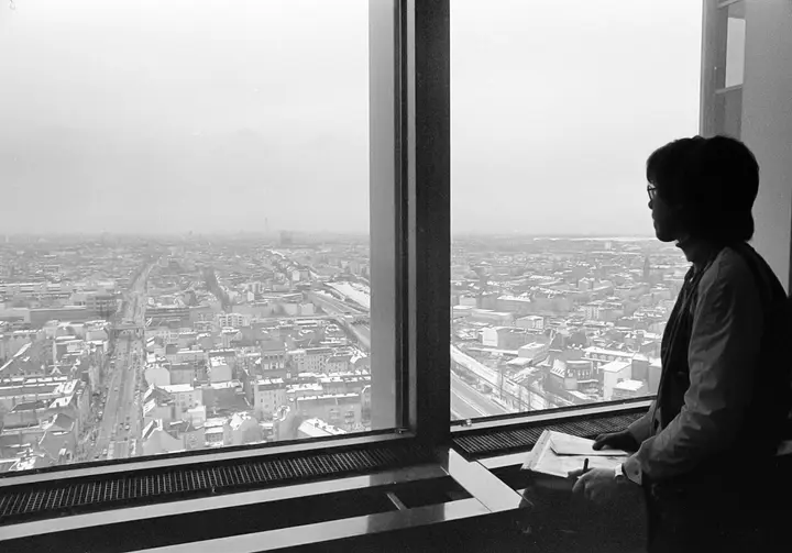 Blick aus dem Denster des Europacenters