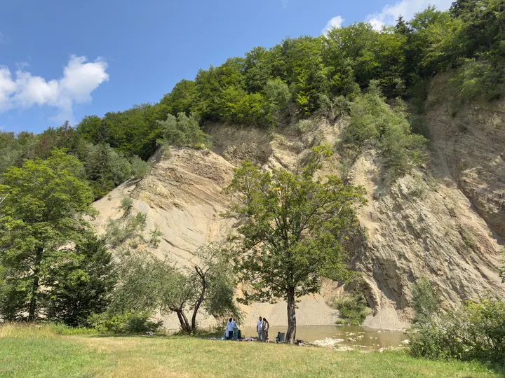 Steilwand am Wisłok in der Nähe von Puławy
