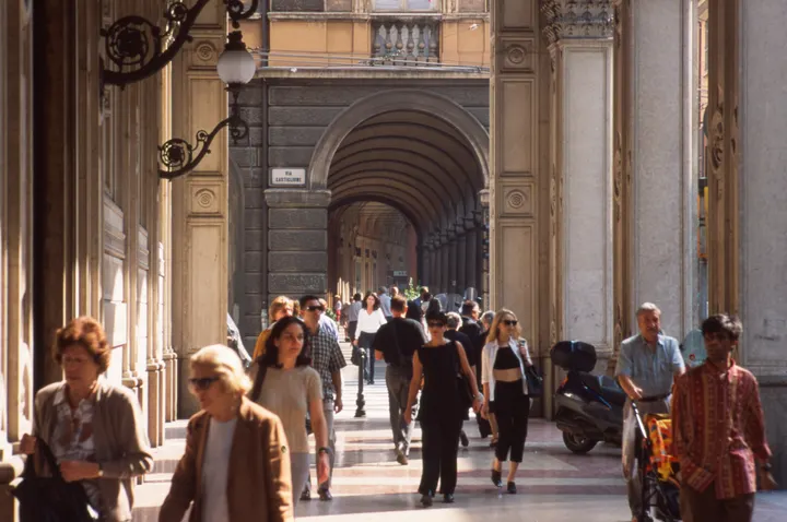 Kollonaden in Bologna