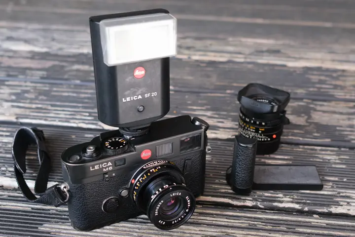 Leica M6 TTL mit Blitz SF20