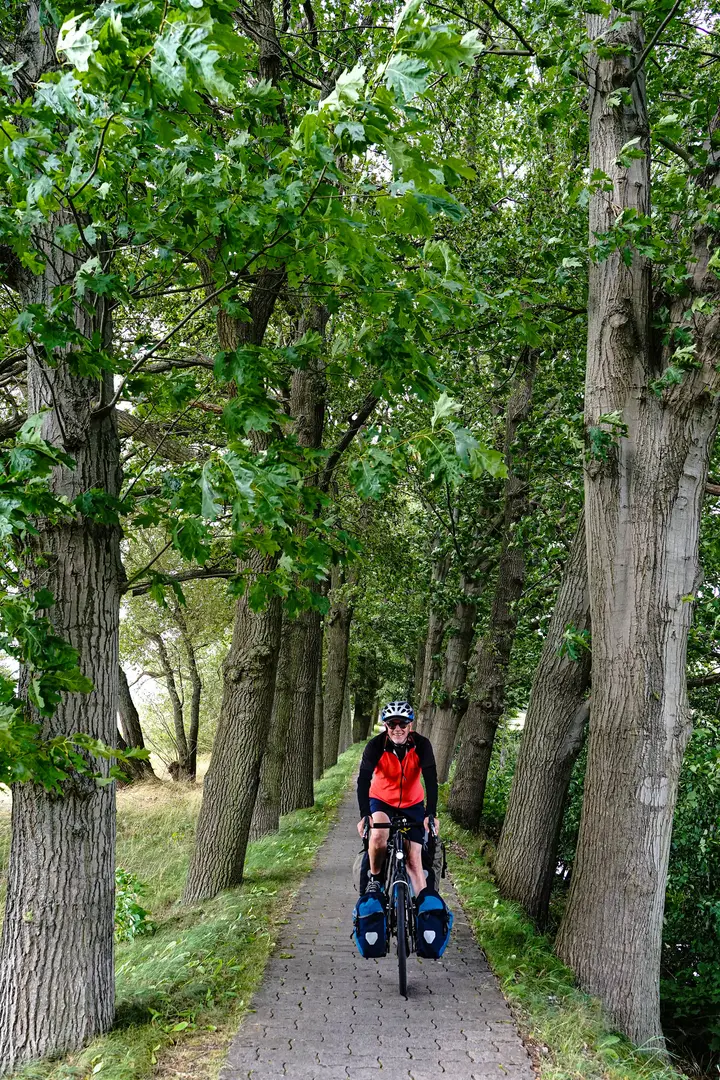Schöner Radweg entlang der Dosse vor Neustadt