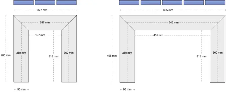 DIY Gartentisch, Bauplan