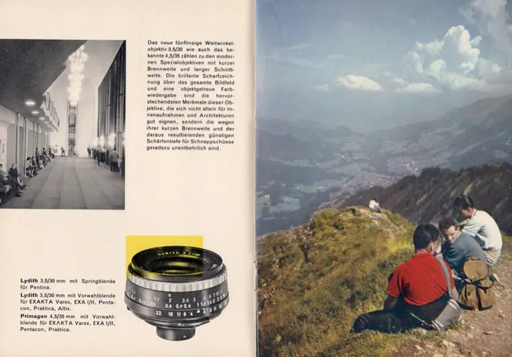 Meyer-Optik Görlitz Lydith 30mm f/3,5, Seitenansicht